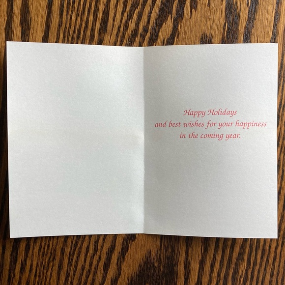 Lot of 5 Nicky Boehme Art Winter Town Cottage Unused Christmas Cards Envelopes - Picture 14 of 16